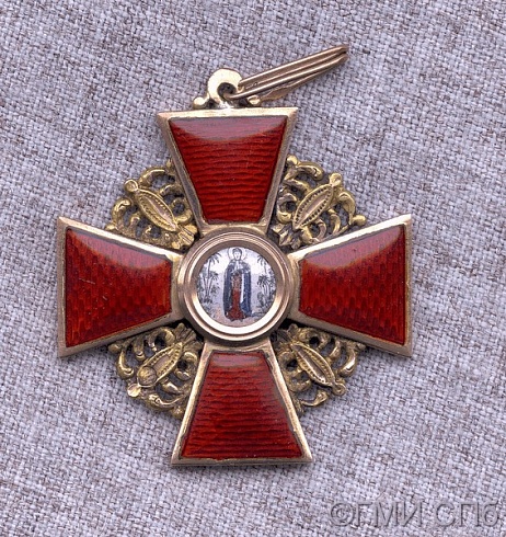 Орден Св. Анны III степени.  1911