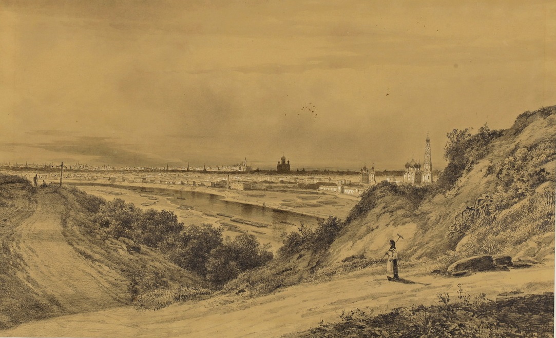 А. П. Боголюбов. Москва с Воробьевых гор. 1863. ГМЗ «Павловск»