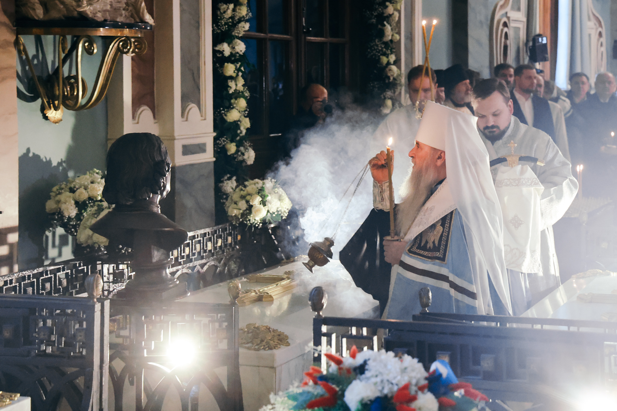 В Петропавловском соборе прошла памятная церемония, посвященная 300-летию со дня кончины Петра Великого