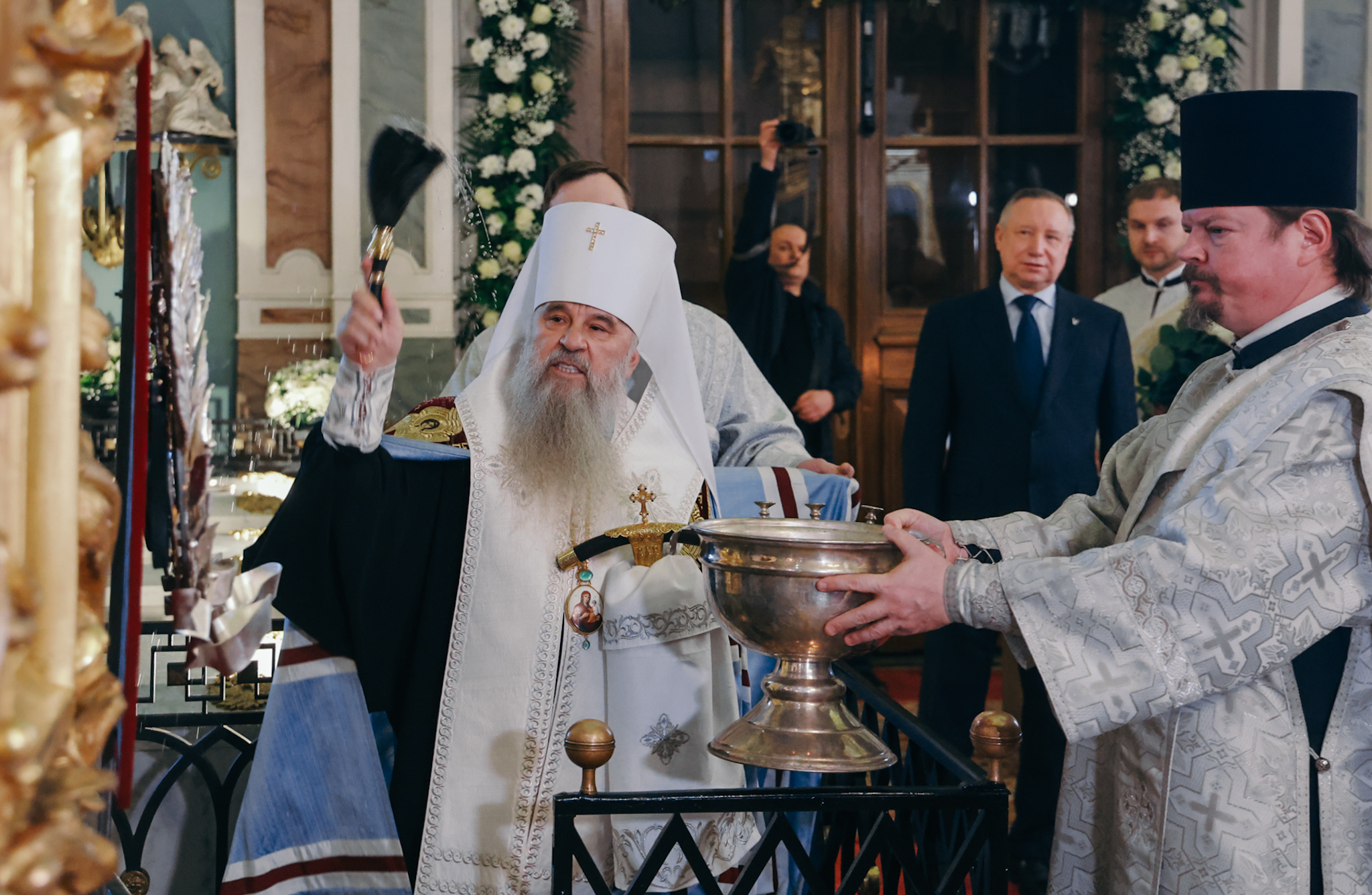 В Петропавловском соборе прошла памятная церемония, посвященная 300-летию со дня кончины Петра Великого