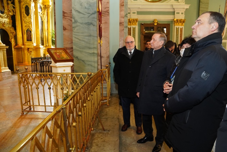 The government delegation of the Republic of Belarus visited the Peter and Paul Fortress