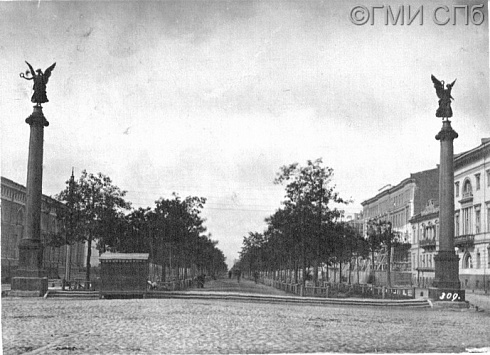 Ф. Буффа.      Конногвардейский бульвар. 1870-е годы