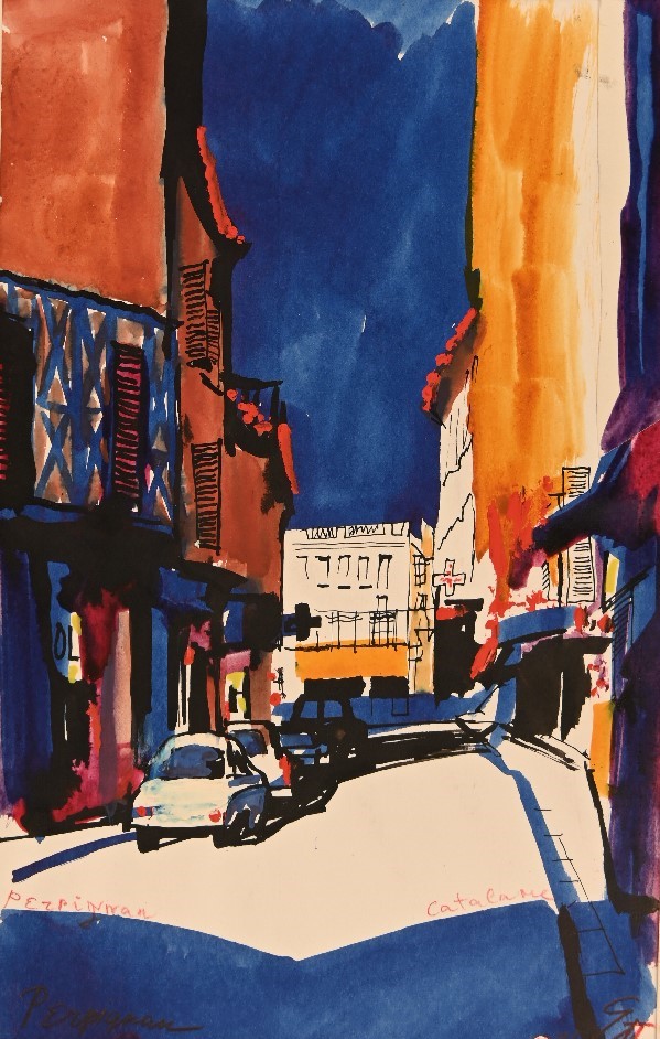 Е. М. Полторацкий. Перпиньян. Каталония. 1971. ГМИ СПб
