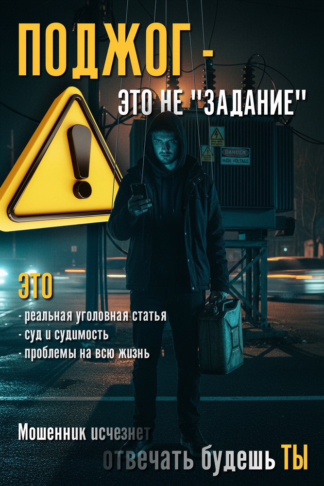 Информация, направленная на недопущение вовлечения молодежи, прежде всего несовершеннолетних, в диверсионно-террористическую деятельность